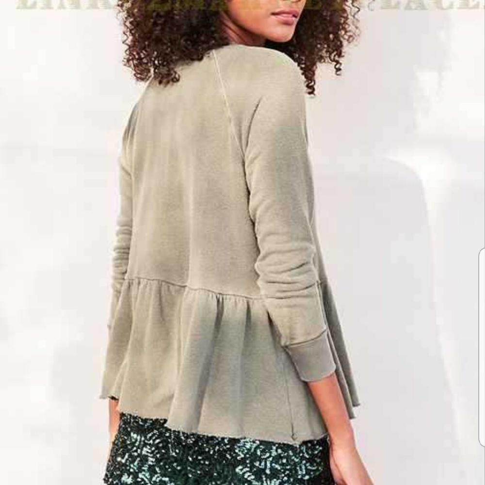 Urban Outfitters long sleeve peplum top
